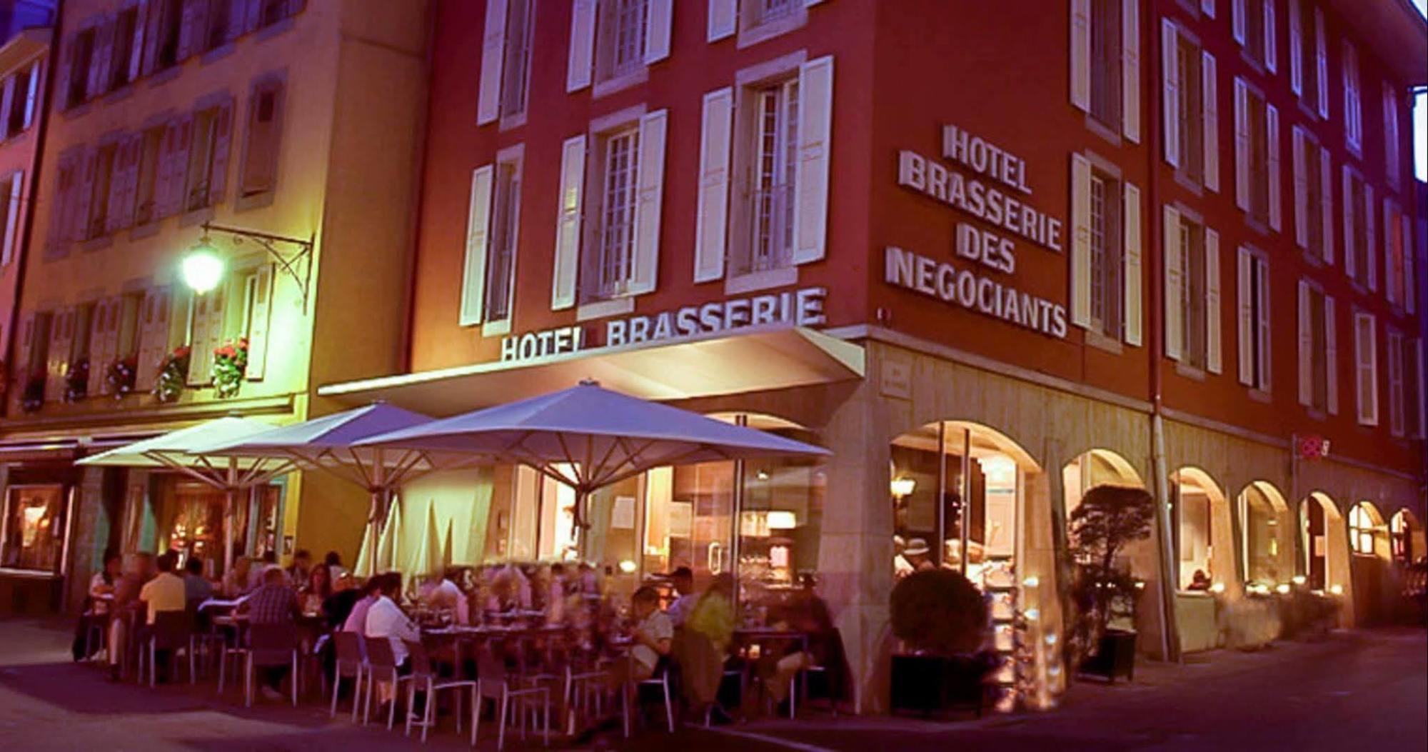 Les Negociants Hotel Vevey Bagian luar foto